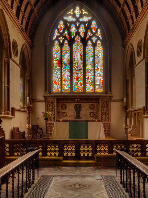 St Martin's Dorking, Chancel, Altar and East Window