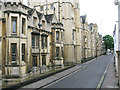 Looking west along Holywell Street