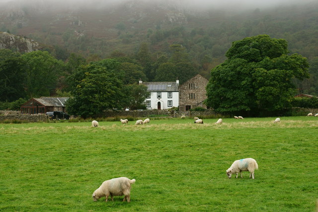 View Towards the Fells, Eskdale, Cumbria