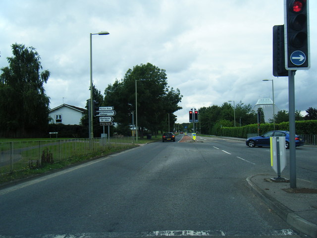 Popley Way/Chineham Lane junction