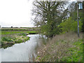 SP2186 : River Blythe at a former railway crossing by Robin Stott