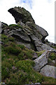 SD7360 : Gritstone rocks, Knotteranum by Ian Taylor