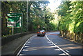 A5 approaching the Trevor turning