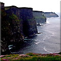 R0391 : Cliffs of Moher - View from Junction of All Walks - Square Format by Suzanne Mischyshyn