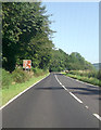 A470 just south of entrance to Llangoed Hall Hotel