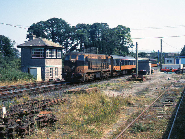 Passenger train at Birdhill