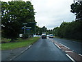 A44 nears Evesham by-pass roundabout