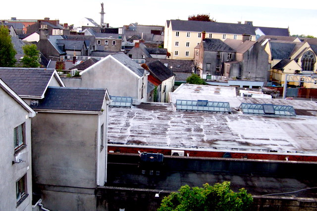 Ennis - Station Road - Old Ground Hotel - Rooftops from Room 501