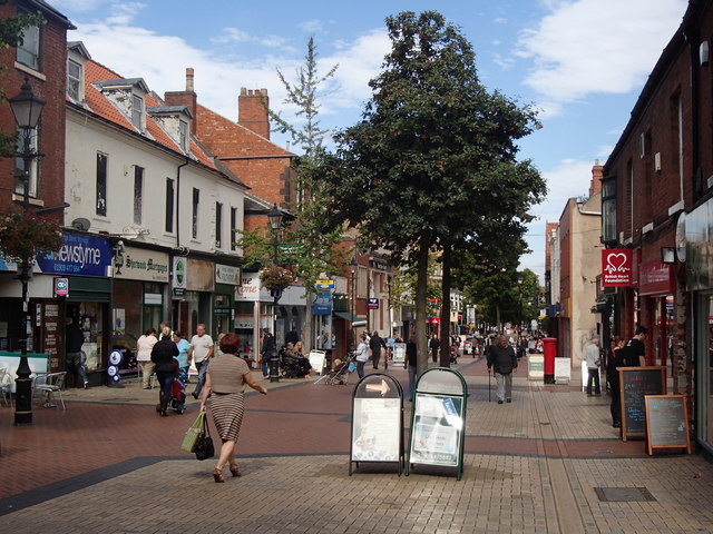 Bridge Street, Worksop © Andrew Hill :: Geograph Britain and Ireland