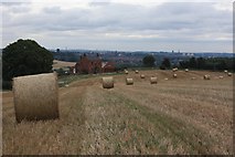 SE2821 : Field after the Harvest at Lodge Hill by Richard Kay