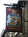 Pub Sign for The Wharncliffe Arms, Wharncliffe Side, near Oughtibridge - 2012