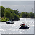 SK7653 : Sailing up the Trent by Alan Murray-Rust