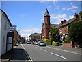 The eastern approach to Borrowash town centre