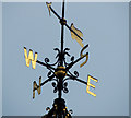 J3474 : Weathervane, the Albert Clock, Belfast by Albert Bridge