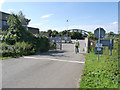 Entrance to sewage works 