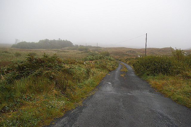 Minor road east from R340 - Glinsk Townland