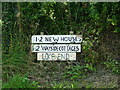 TG2535 : Sign for Wayside Cottages and Loke End by Dave Fergusson