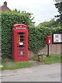 Morton telephone kiosk and postbox 