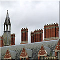 SK7755 : Kelham Hall roofscape  by Alan Murray-Rust