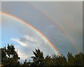 SJ9594 : A double rainbow by Gerald England