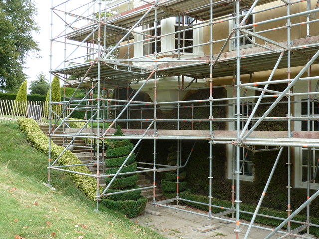 Repairs to the west wing of Polesden Lacey