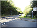 Woodside Road at the junction of High Elms Lane