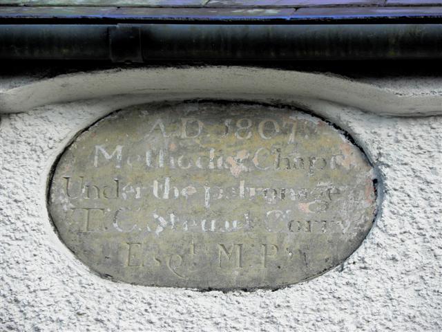 Plaque, Rockcorry Methodist Church