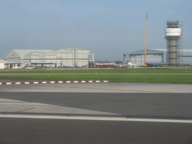 Airport buildings at Manchester © M J Richardson cc-by-sa/2.0 ...