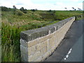 Renewed bridge parapet at Hapton Crags