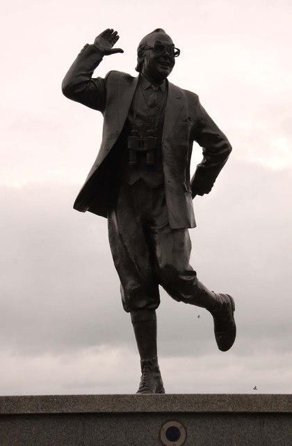 The statue of Eric Morecambe