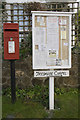 Village notices and postbox