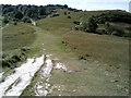 SP9616 : View south from a path leading to Ivinghoe Beacon by Peter S