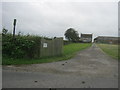 Footpath to and beyond East Worsall Farm