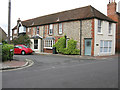 Houses on the corner of The Fishermans, Emsworth