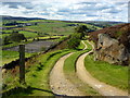 Farm track south of Haworth