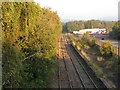 Disused station platforms at Heathfield