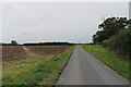 Road to Park Farm with Footpath