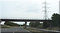 Railway crosses the M57