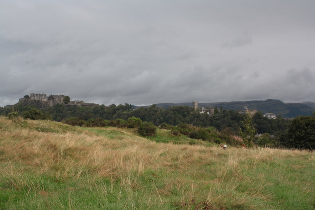Stirling Castle from Kings Park Golf Course