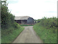 Barn on the bend of Nutbane Lane