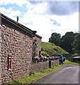 The post box in West Scrafton