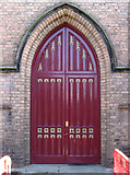 SJ6511 : Wellington - west door of Christ Church by Dave Bevis