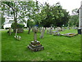 SU3146 : St Michael & All Angels, Weyhill: churchyard (I) by Basher Eyre