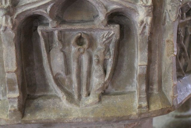 Font Detail, St John the Baptist church, Morton