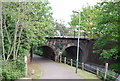 Railway bridge over the Pool River