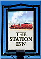 The Station Inn name sign, Kidderminster