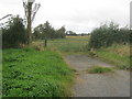 Track and field gate to access farmland off West Lane