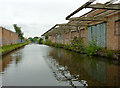 Derelict canalside factory near Tyseley, Birmingham