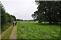 East Devon : Grassy Field & Footpath