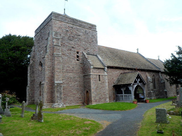 Dorstone church viewed from the SW
